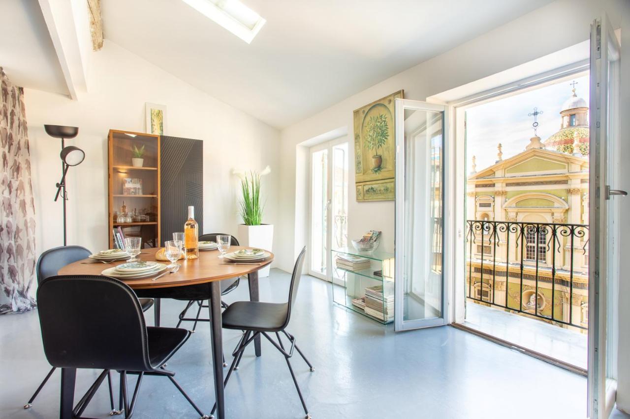 Ross 5- F2, Lumineux, Balcon, Loft, Clim, Vieux-Nicea Zewnętrze zdjęcie