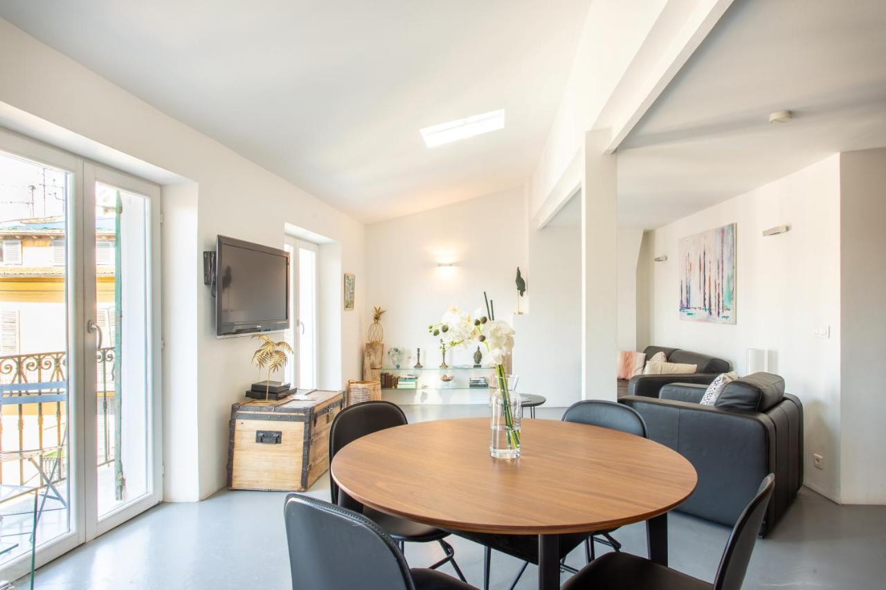 Ross 5- F2, Lumineux, Balcon, Loft, Clim, Vieux-Nicea Zewnętrze zdjęcie
