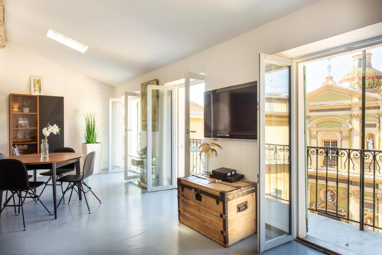 Ross 5- F2, Lumineux, Balcon, Loft, Clim, Vieux-Nicea Zewnętrze zdjęcie
