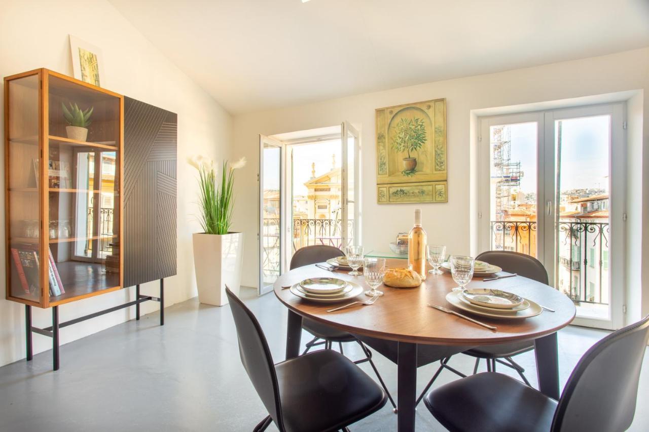 Ross 5- F2, Lumineux, Balcon, Loft, Clim, Vieux-Nicea Zewnętrze zdjęcie